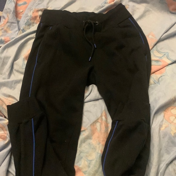 Black and blue men’s joggers - Picture 1 of 2